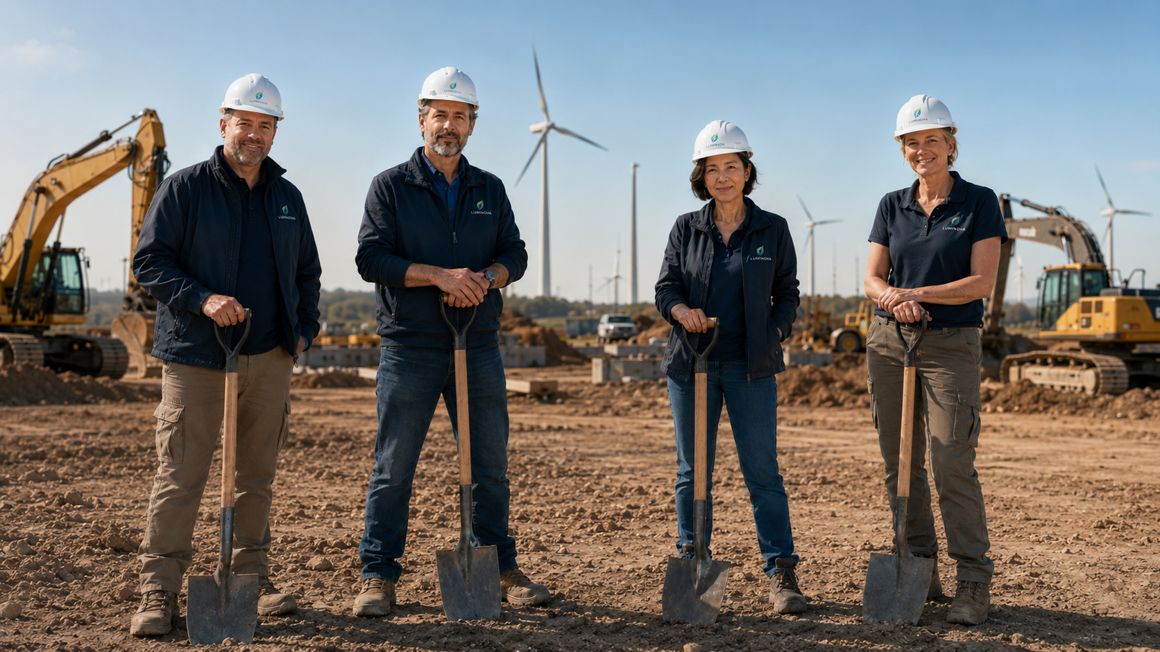 Renewable-powered AI compute infrastructure supporting Luminova Green Compute